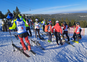Podium dla funkcjonariuszy OSS SG w XXII Zawodach Narciarskich Karkonoskiej Grupy GOPR im. Antoniego Rychla Podium dla funkcjonariuszy OSS SG w XXII Zawodach Narciarskich Karkonoskiej Grupy GOPR im. Antoniego Rychla