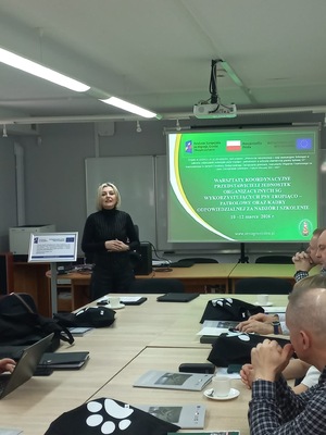 Warsztaty koordynacyjne przedstawicieli jednostek organizacyjnych SG wykorzystujących psy tropiąco-patrolowe Warsztaty koordynacyjne przedstawicieli jednostek organizacyjnych SG wykorzystujących psy tropiąco-patrolowe