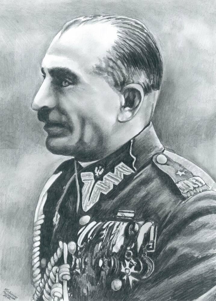 Patron Ośrodka Szkoleń Specjalistycznych Straży Granicznej w Lubaniu gen. bryg. Wilhelm Orlik-Ruckemann