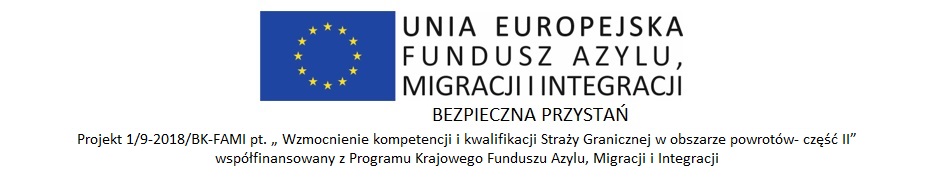 Logo Unii Europejskiej Funduszu Azylu, Migracji i Integracji