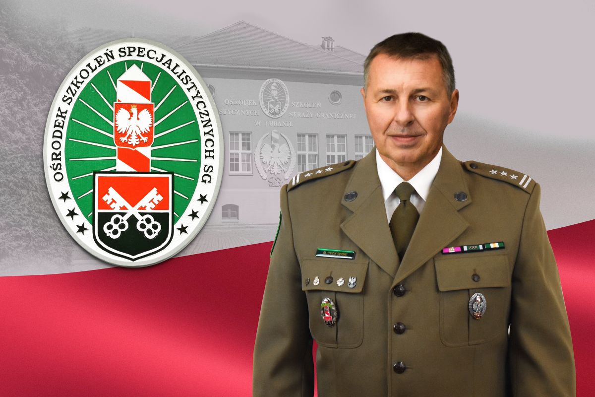 Komendant OSS SG w Lubaniu płk SG Mariusz Ceckowski