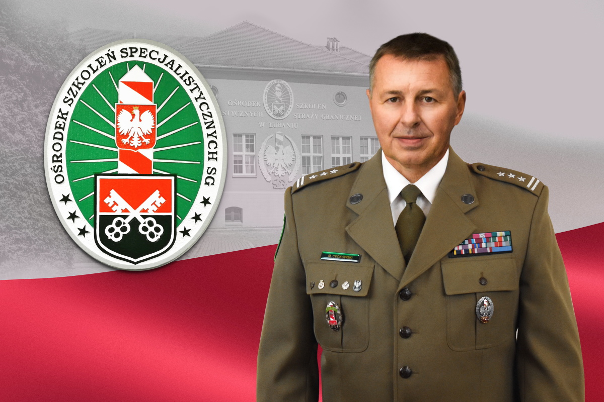 Komendant OSS SG w Lubaniu płk SG Mariusz Ceckowski