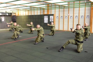 Podczas treningu strzeleckiego