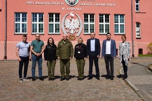 Delegacja przedstawicieli Centrum Kynologicznego Państwowej Służby Granicznej Ukrainy w Wielkich Mostach