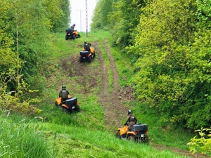 Strażnicy leśni szkolą się na pojazdach ATV