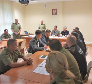 Szkolenie funkcjonariuszy z Karpackiego Oddziału SG z zakresu problematyki wspólnych polsko-słowackich patroli