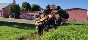 Zakończenie edycji kursu doskonalącego nt. „Trening bezpiecznej jazdy pojazdami ATV w różnych warunkach terenowych – moduł I”