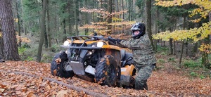 Zakończenie kolejnej edycji kursu doskonalącego „Trening bezpiecznej jazdy pojazdami ATV w różnych warunkach terenowych – moduł I”