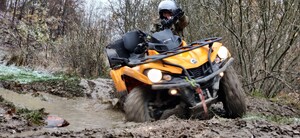 Trening bezpiecznej jazdy pojazdami ATV w różnych warunkach terenowych – moduł I