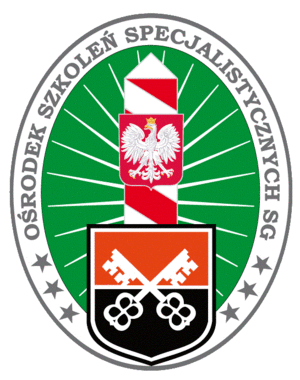 Logo Ośrodka Szkoleń Specjalistycznych Straży Granicznej w Lubaniu