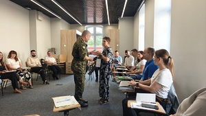 Uczestnicy warsztatów podczas zajęć