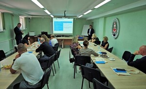 Uczestnicy warsztatów podczas zajęć