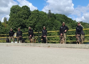 Szkolenie specjalistyczne z zakresu kynologii służbowej przewodników psów tropiąco-patrolowych