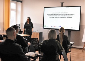 uczestnicy szkolenia podczas zajęć