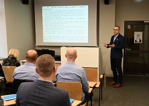 Uczestnicy warsztatów podczas zajęć