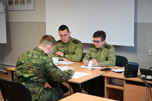 Egzamin podoficerski w OSS SG w Lubaniu