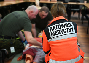 Zakończenie recertyfikacji Kwalifikowanej Pierwszej Pomocy funkcjonariuszy SG Zakończenie recertyfikacji Kwalifikowanej Pierwszej Pomocy funkcjonariuszy SG