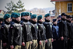 Promocja służby w Straży Granicznej w Zespole Szkół w Lubomierzu Promocja służby w Straży Granicznej w Zespole Szkół w Lubomierzu