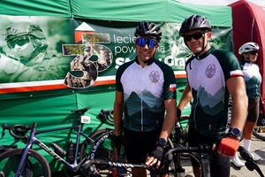 Wyścig kolarski ORLEN Tour de Pologne Amatorów z udziałem funkcjonariuszy OSS SG w Lubaniu