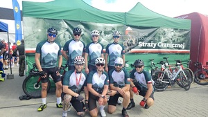 Wyścig kolarski ORLEN Tour de Pologne Amatorów z udziałem funkcjonariuszy OSS SG w Lubaniu